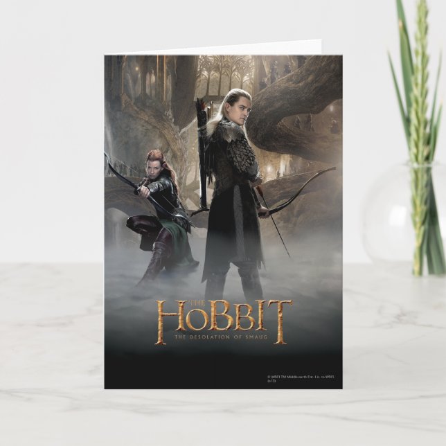 TAURIEL™ and LEGOLAS GREENLEAF™ Movie Poster 2 Karte (Vorderseite)