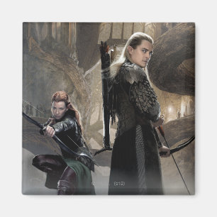 TAURIEL™ and LEGOLAS GREENLEAF™ Movie Poster 2 Magnet
