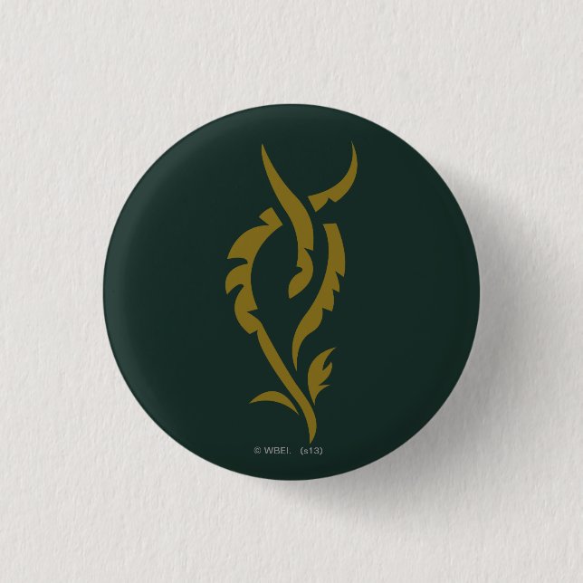 TAURIEL™ Blumensymbol Button (Vorderseite)