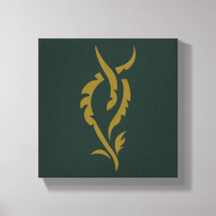 TAURIEL™ Blumensymbol Leinwanddruck