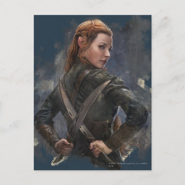 TAURIEL™ Sketch Postkarte (Vorderseite)