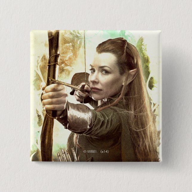 TAURIEL™ Tochter von Mirkwood Button (Vorderseite)