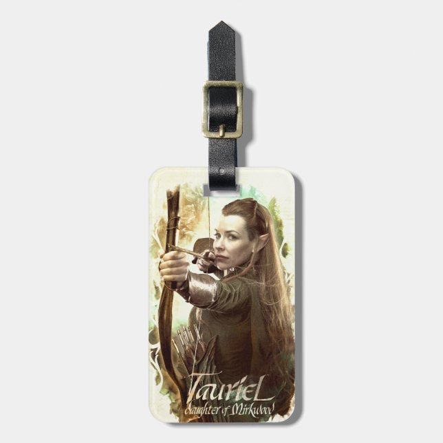 TAURIEL™ Tochter von Mirkwood Gepäckanhänger (Vorderseite vertikal)