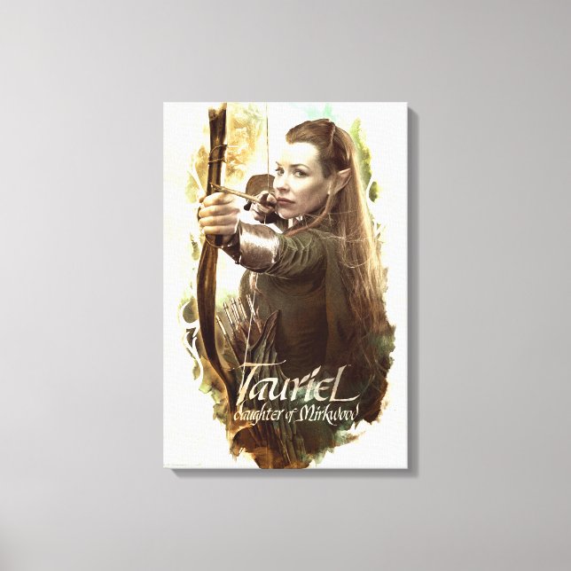 TAURIEL™ Tochter von Mirkwood Leinwanddruck (Vorderseite)