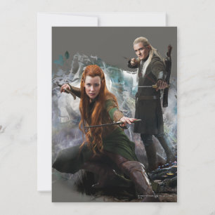 TAURIEL™ und LEGOLAS GREENLEAF™ Graphic Einladung