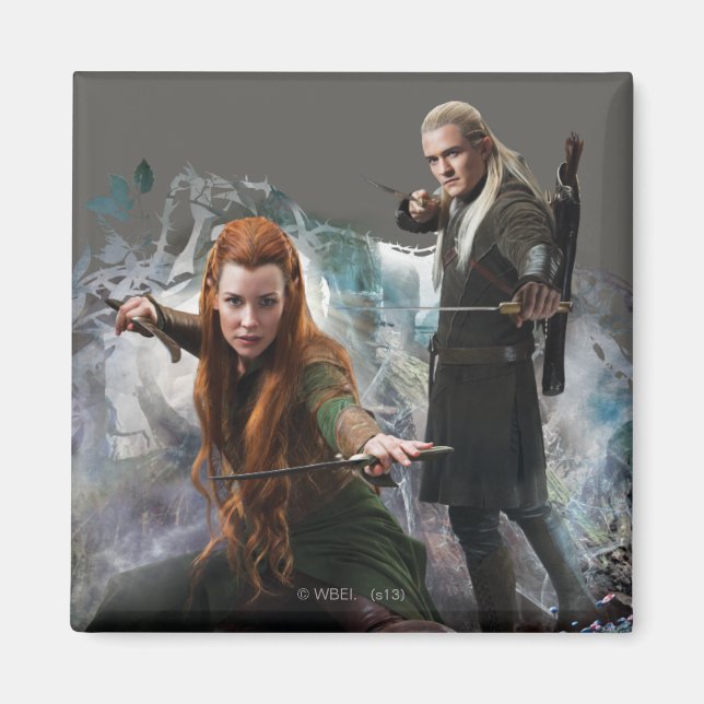 TAURIEL™ und LEGOLAS GREENLEAF™ Graphic Magnet (Vorne)