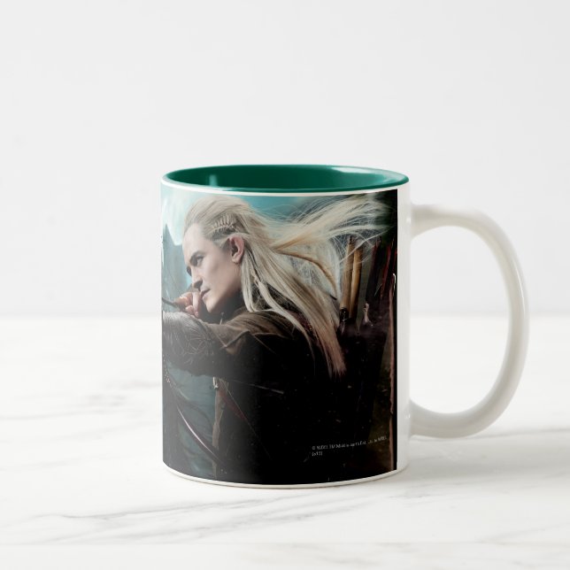 TAURIEL™ und LEGOLAS GREENLEAF™ Movie Poster Zweifarbige Tasse (Rechts)