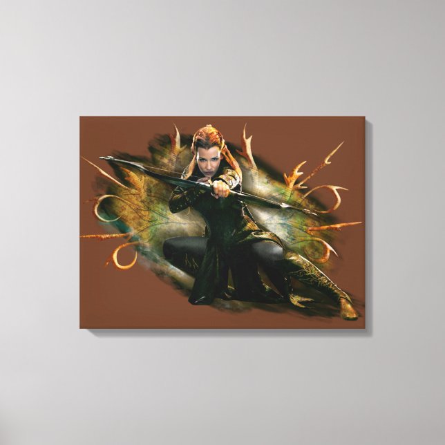 TAURIEL™ Zeichnend Bow Leinwanddruck (Vorderseite)