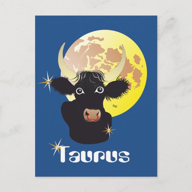Taurus 21. April bis 20. Mai Postkarten (Vorderseite)