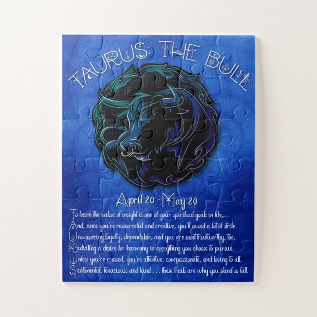 Taurus Acrostic Puzzle (Vertikal)