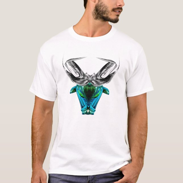 Taurus – Artistic Zodiac Graphic T-Shirt (Vorderseite)
