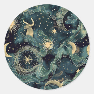 Taurus Astrologie Individuelles Sticker Siegel