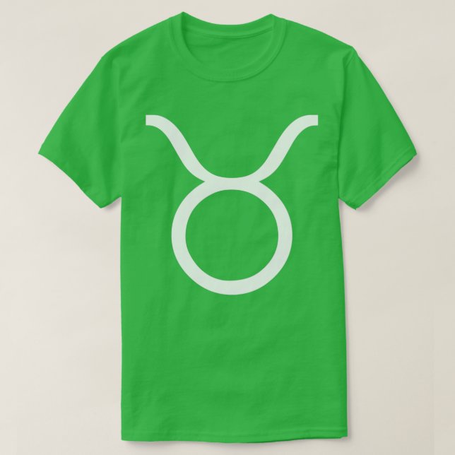 Taurus-Astrologie T-Shirt (Design vorne)