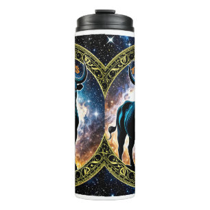 Taurus-Astrologie Thermosbecher