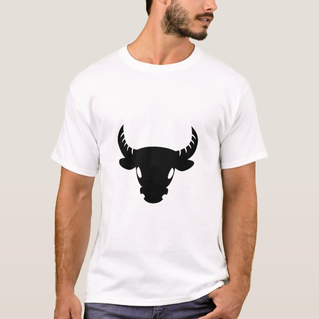Taurus Astrologisches Symbol T-Shirt (Vorderseite)