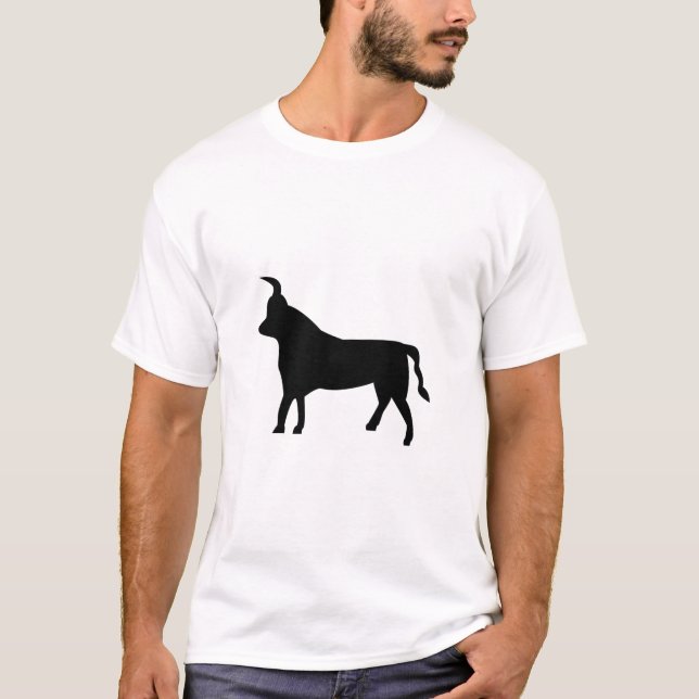 Taurus Astrologisches Symbol Zeichen 4 T-Shirt (Vorderseite)