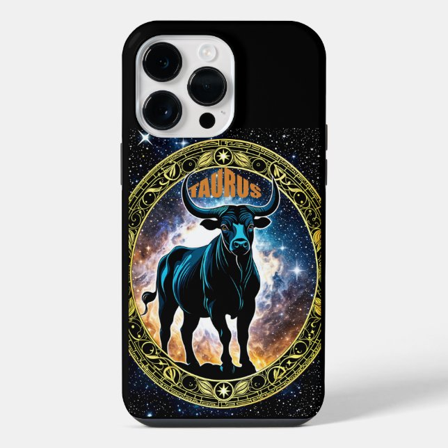 Taurus astrologisches Zeichen iPhone Hülle (Rückseite)