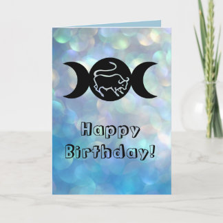 Taurus astrology sun sign zodiac birthday card karte