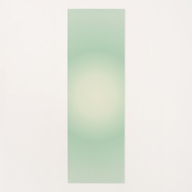 Taurus Aura Gradient Zodiac, Grüner Aurasradient Yogamatte (Vorderseite)
