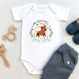 Taurus Baby - Adorable & Stubborn - Zodiac Apparel Baby Strampler