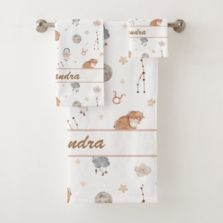 Taurus Baby | Gemütlich & haltbar für kleine Bulle Badhandtuch Set