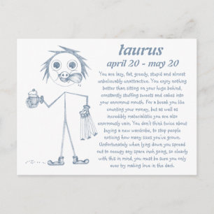 Taurus [ - BitchScope - ] Postcard Postkarte