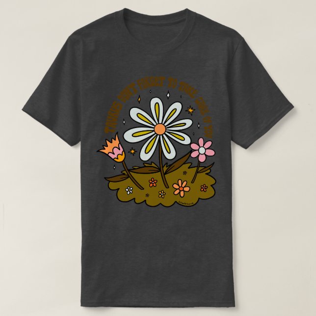 Taurus-Blume T-Shirt (Design vorne)