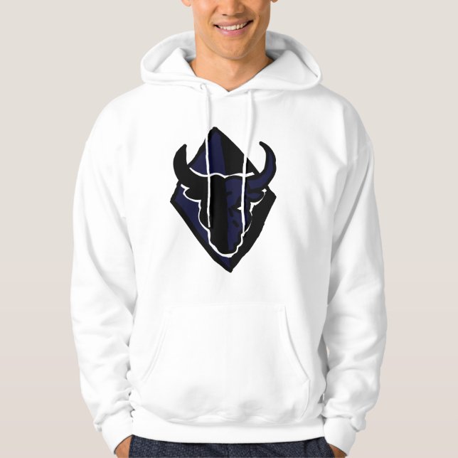 Taurus Bull Icon – Confident Zodiac Personality  Hoodie (Vorderseite)