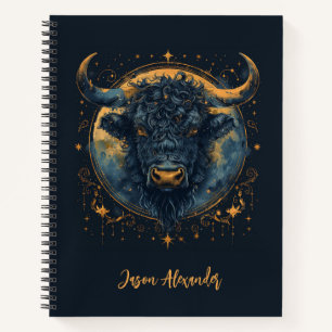 Taurus Bull School Notebook Toro Taurus Zodiac Notizbuch