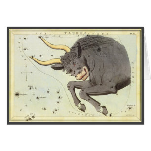 Taurus Bull, Vintager Sternbild Urania