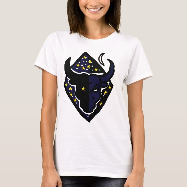 Taurus Bull Zodiac T‑Shirt – Strong Taurus Energy  T-Shirt (Vorderseite)