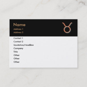 Taurus Business Card Visitenkarte
