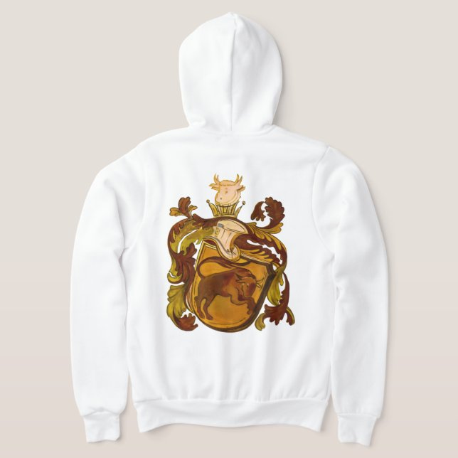 Taurus Coat of Arms Hoodie Jacket (AblageHinten)