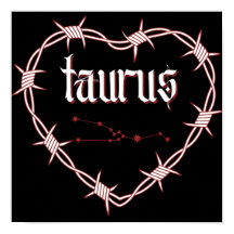 Taurus Constellation Gothic Dark Celestial Art