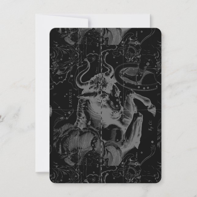 Taurus Constellation Hevelius Dekor 1690 (Vorderseite)