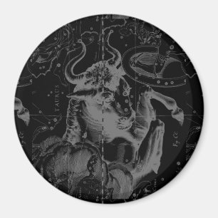 Taurus Constellation Hevelius Dekor 1690 Magnet