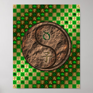 Taurus & Earth Rat Poster