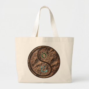 Taurus & Earth Snake Jumbo Stoffbeutel