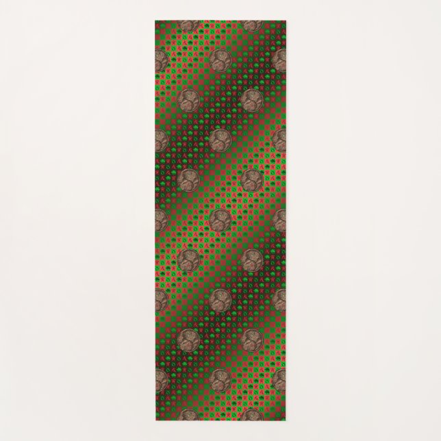 Taurus & Earth Tiger Yogamatte (Vorderseite)