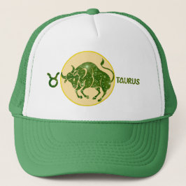 Taurus Emerald Designer Moderner Trucker Hat Truckerkappe