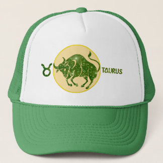 Taurus Emerald Designer Moderner Trucker Hat Truckerkappe