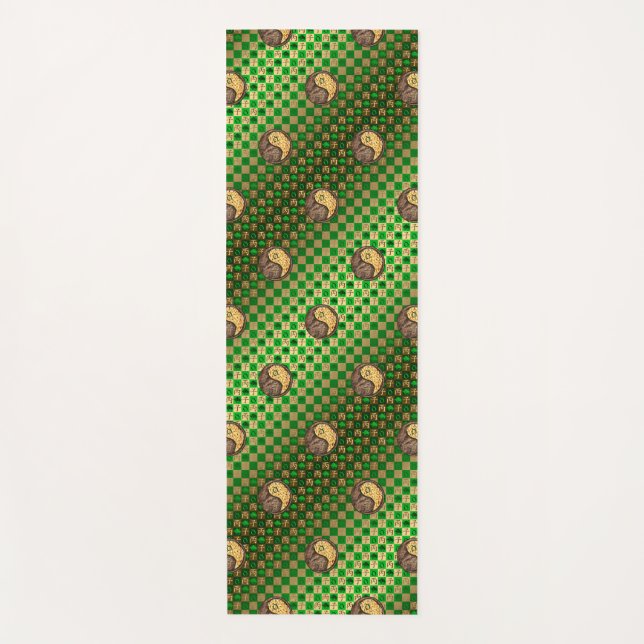 Taurus & Fire Rat Yogamatte (Vorderseite)