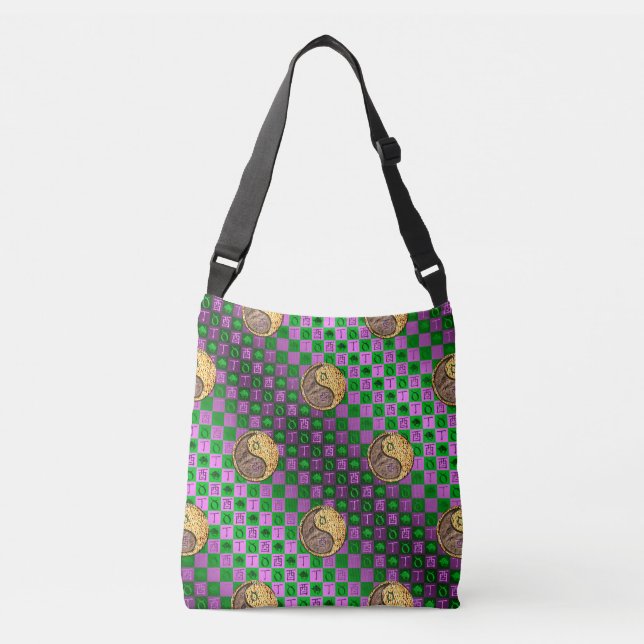 Taurus & Fire Rooster Tragetaschen Mit Langen Trägern (Vorderseite)