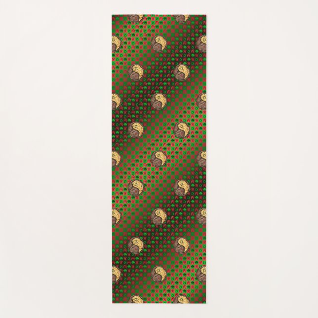 Taurus & Fire Tiger Yogamatte (Vorderseite)