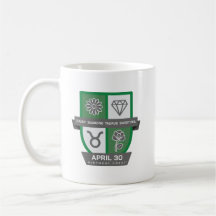 Taurus Geburtstagswappen™ für 20.-30. April Tasse