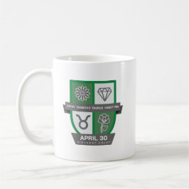 Taurus Geburtstagswappen™ für 20.-30. April Tasse