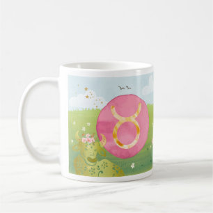 Taurus Green Pink Astrologie Zodiac Zeichen Kaffeetasse