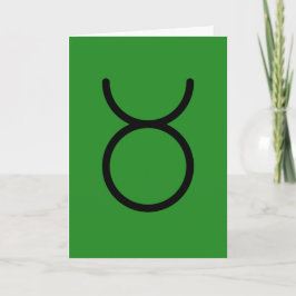 Taurus Greeting Card Karte