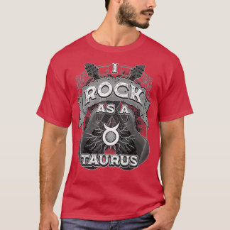Taurus Guitar I rock as Taurus Zodiac Sign Music T-Shirt