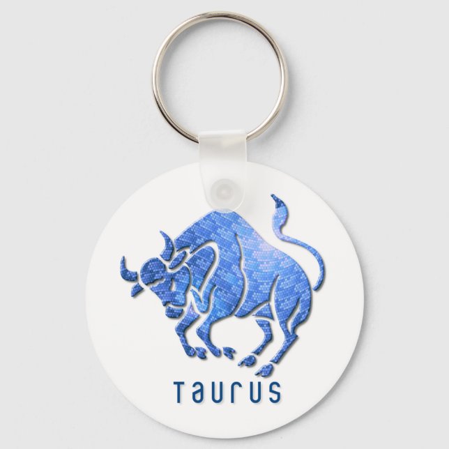 Taurus Horoscope Schlüsselanhänger (Vorderseite)